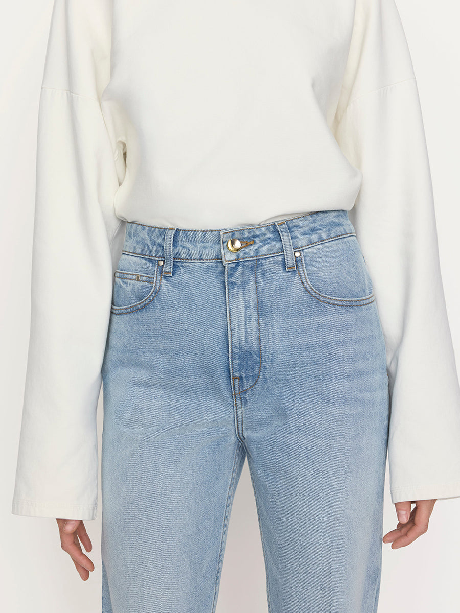 Noon Jean in Salt w Crease