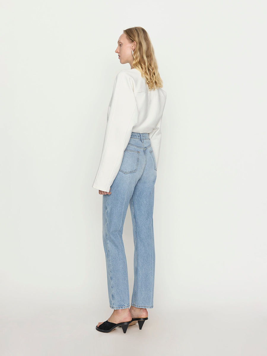 Noon Jean in Salt w Crease