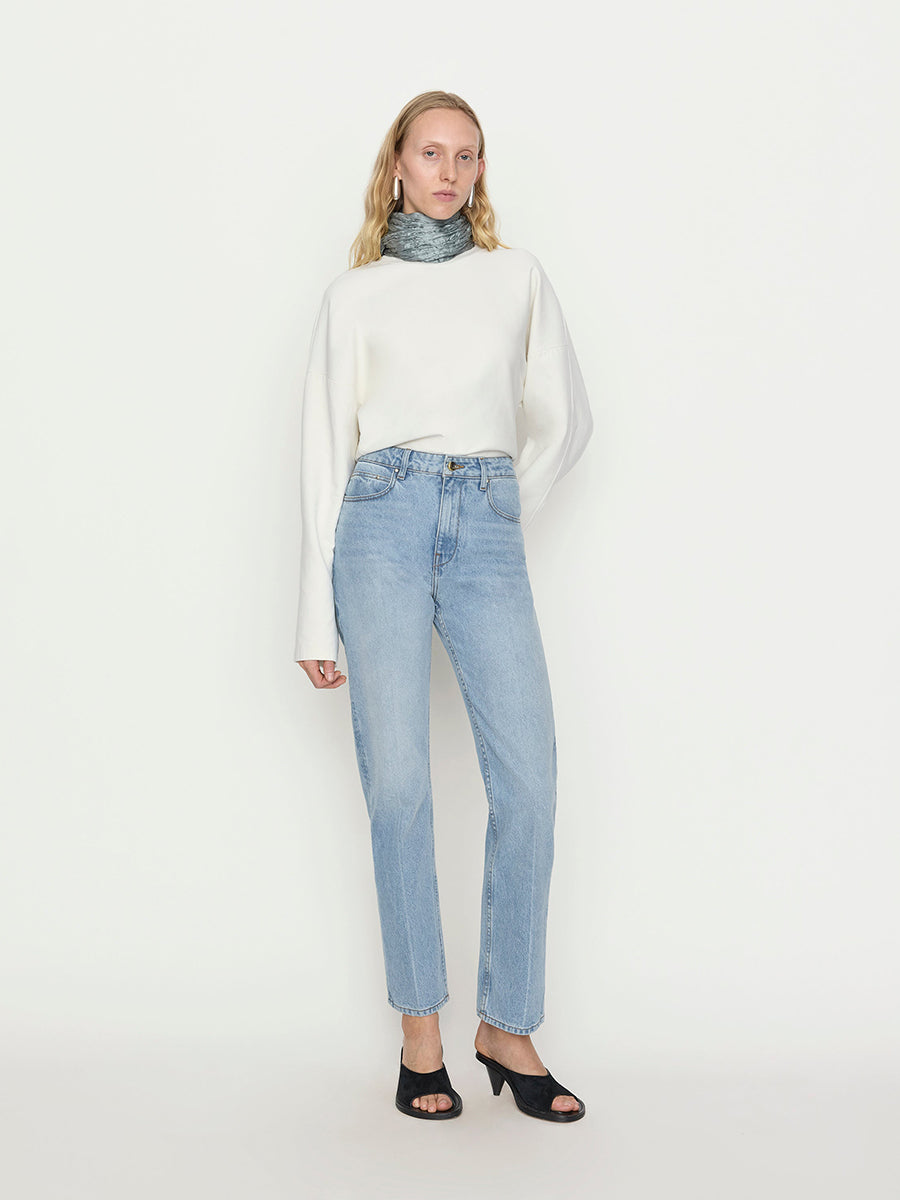 Noon Jean in Salt w Crease