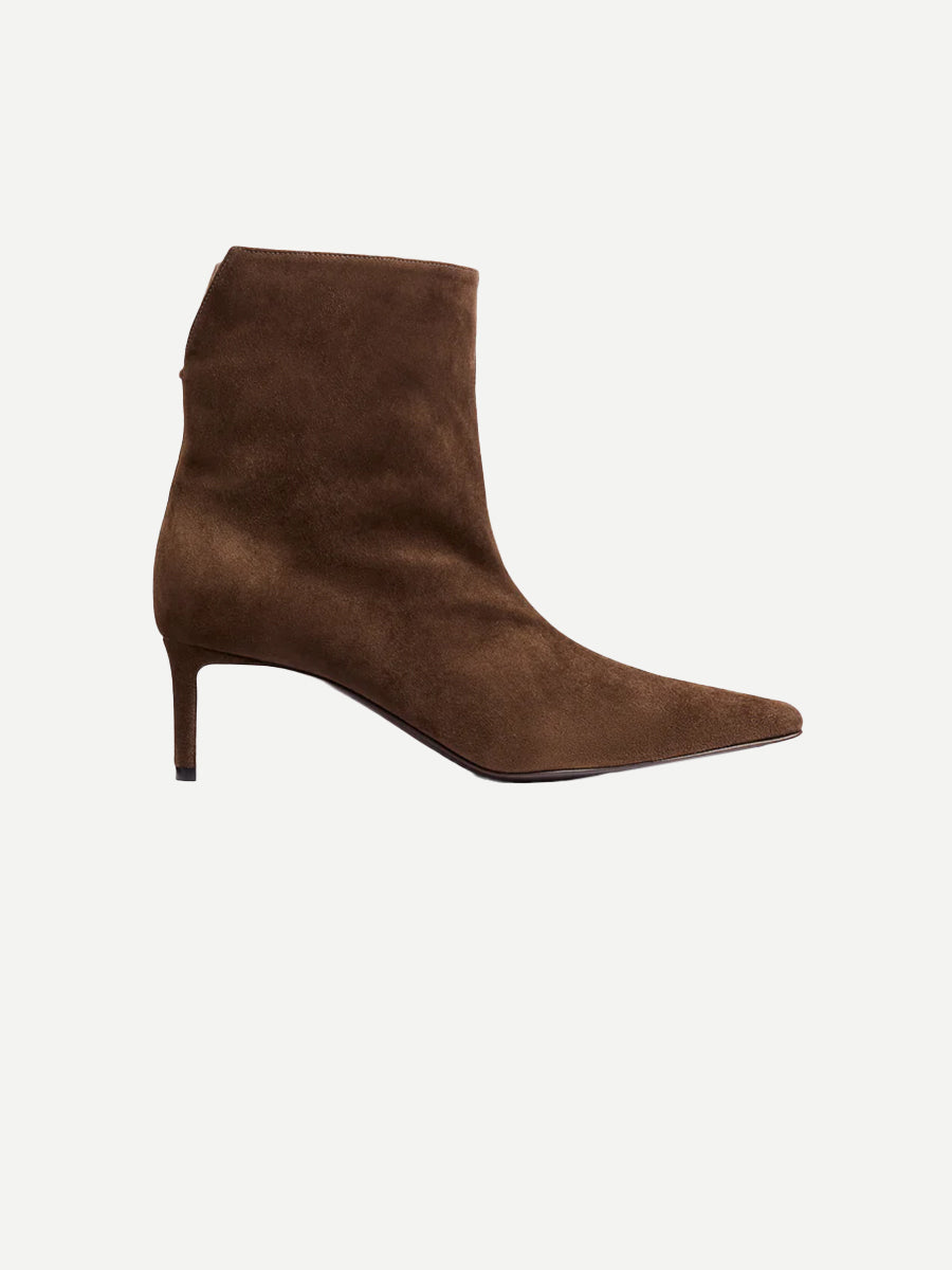 Khaite Ona Ankle Boot 55 in Ebano | Adam Heath In Store and Online