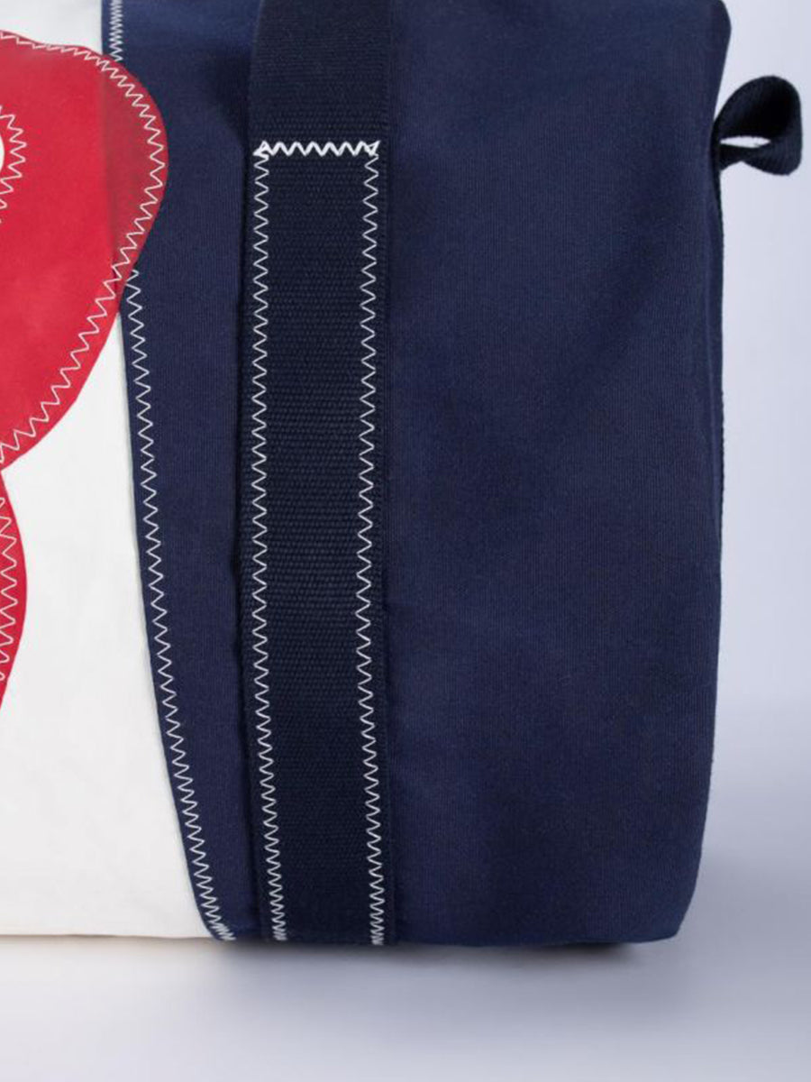 727 Sailbags Onshore Navy Bag in Blue/Rouge
