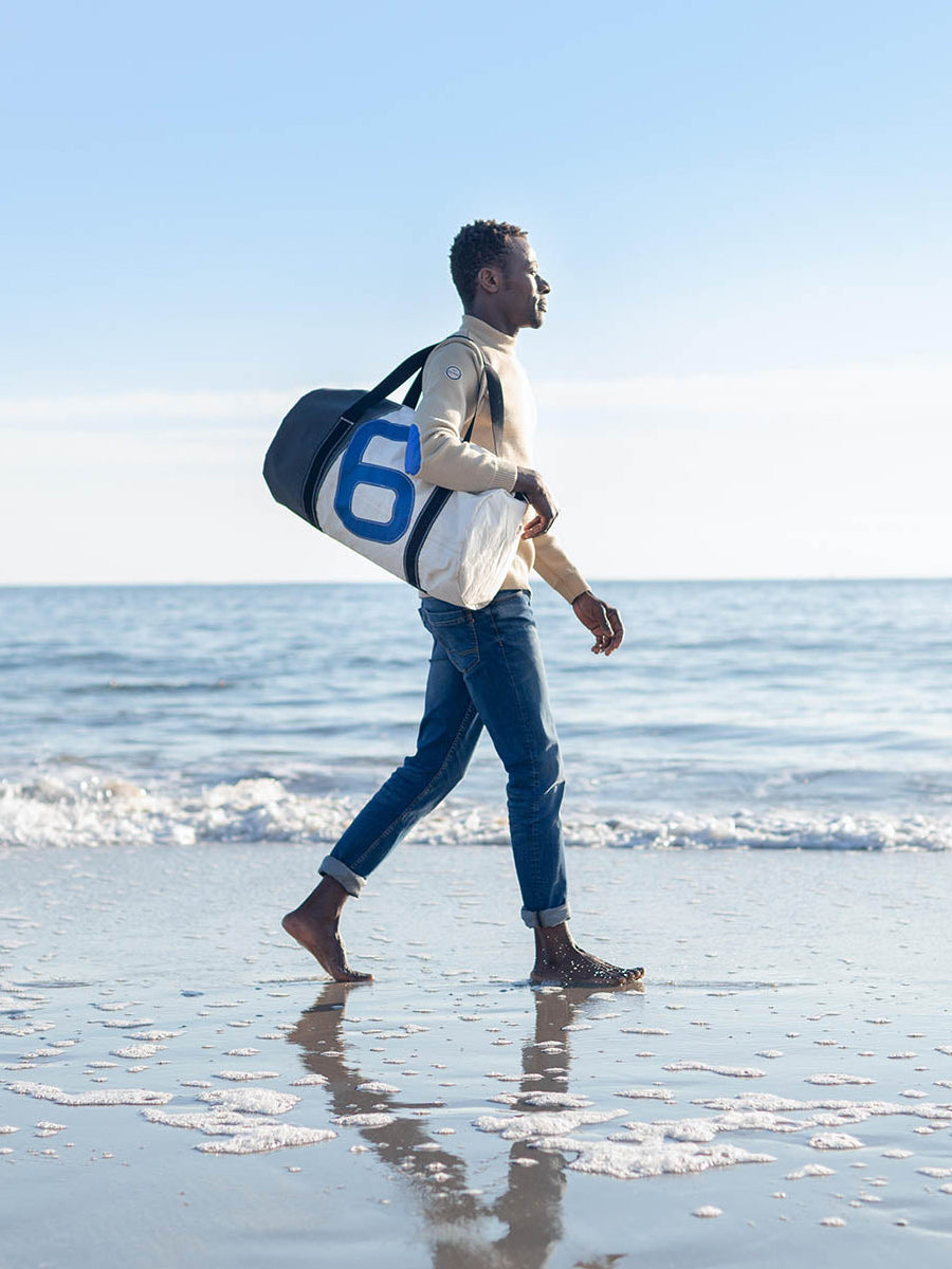 727 Sailbags Onshore Navy Bag in Blue/Turquoise