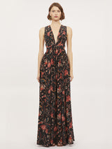 Ulla Johnson Oriana Gown in Obsidian