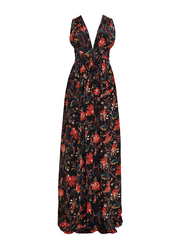 Ulla Johnson Oriana Gown in Obsidian