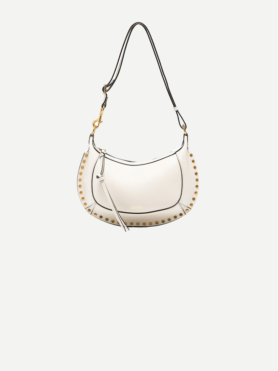 Isabel Marant Oskan Moon Shoulder Bag in Chalk