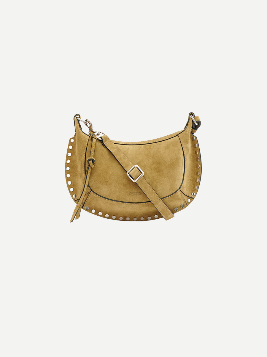 Isabel Marant Oskan Moon Shoulder Bag in Taupe