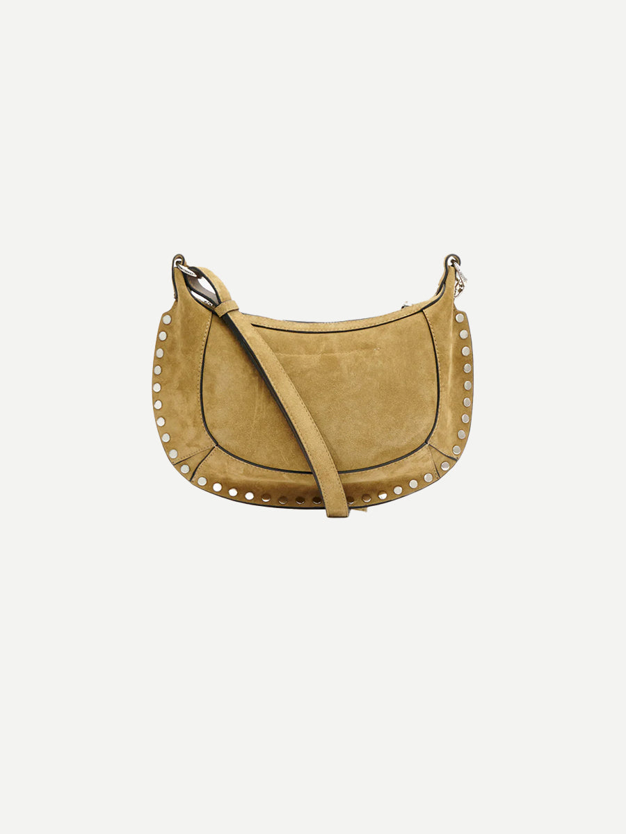 Oskan Moon Shoulder Bag in Taupe