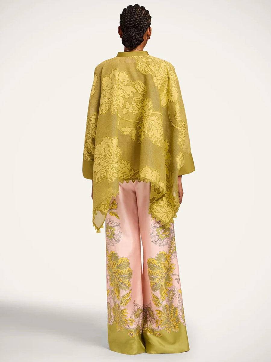 Palazzo Pants in Swathe Placee Pink