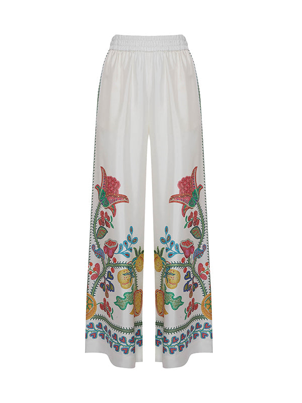 La DoubleJ | Palazzo Pants in Grenadilla Placee