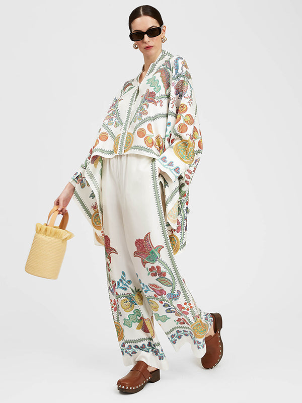 La DoubleJ | Palazzo Pants in Grenadilla Placee