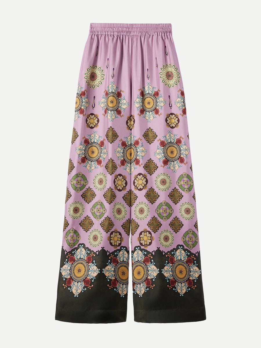 La DoubleJ Palazzo Pants in Nucleus Placee Dusty Pink