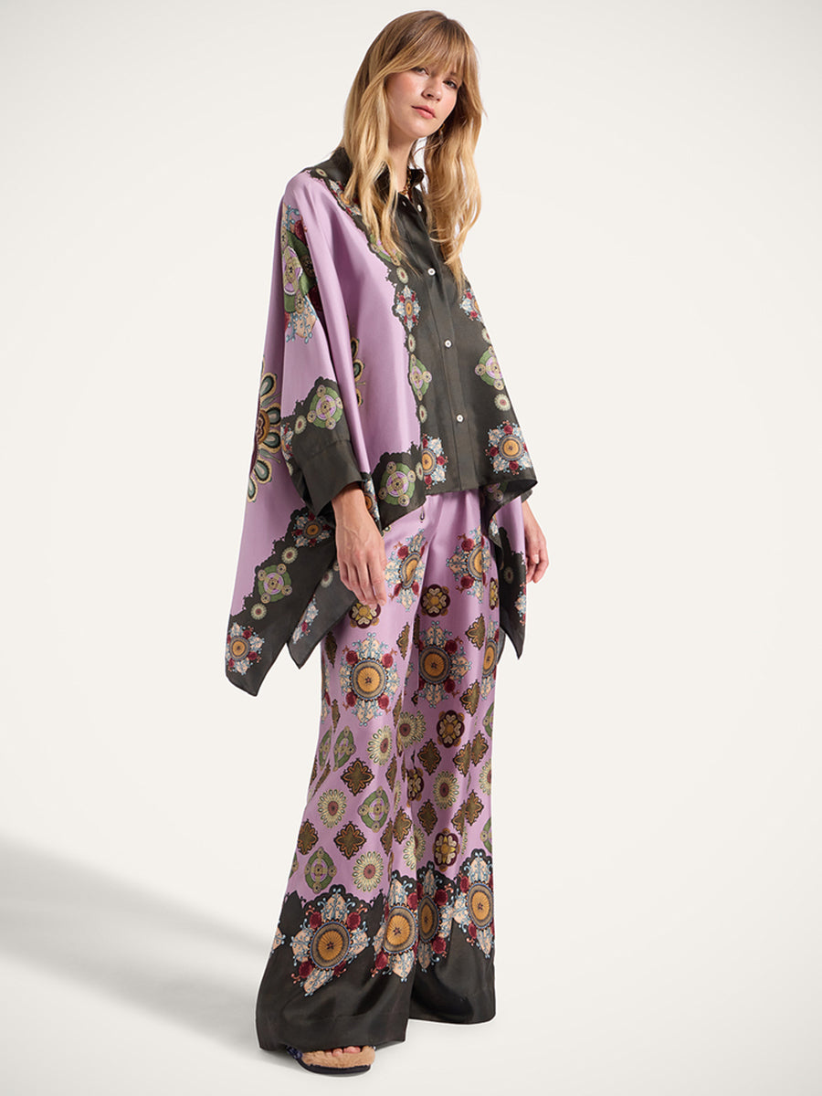 La DoubleJ Palazzo Pants in Nucleus Placee Dusty Pink