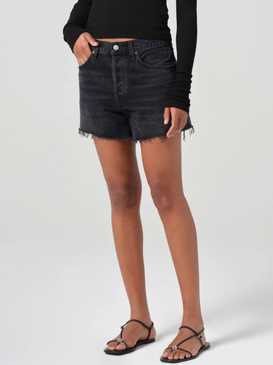 Agolde Parker Long Short in Fright