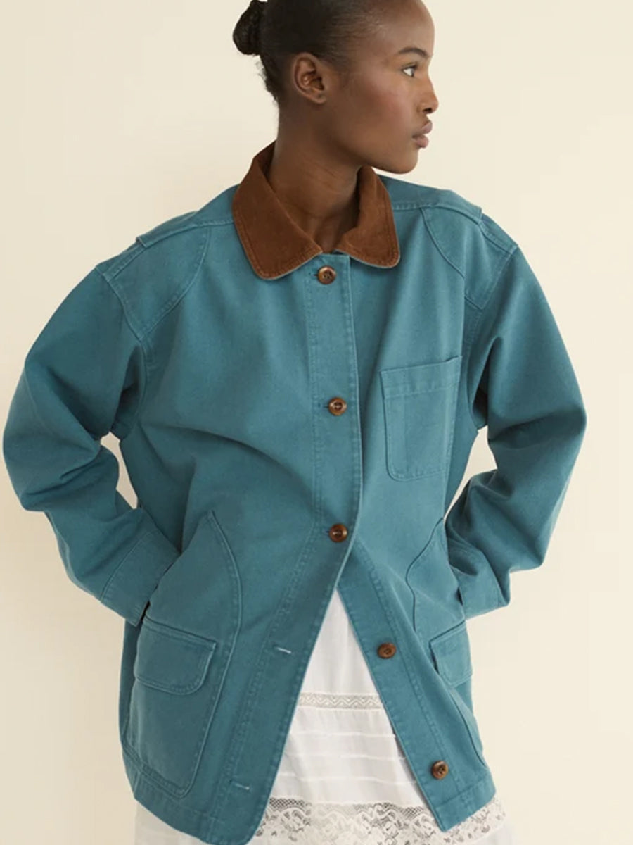 Pascual Jacket in Caspian Blue