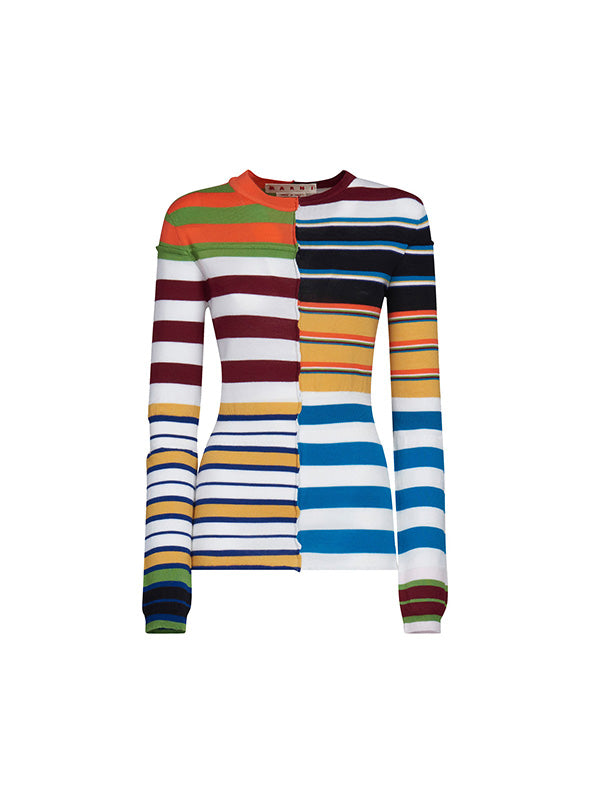 Marni Roundneck Sweater in Multicolour