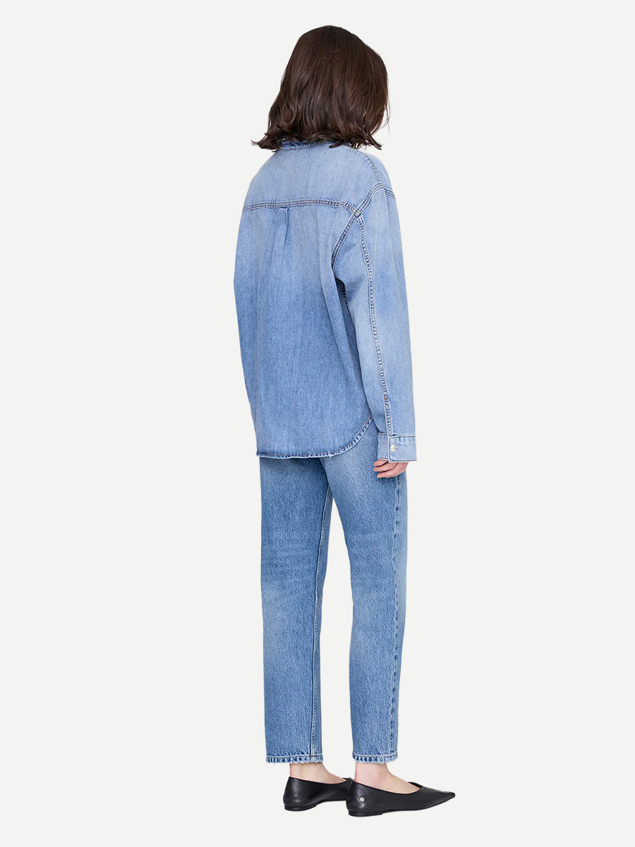 Anine Bing Paxton Shirt in Tidal