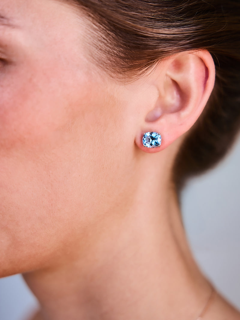 Pembe Earrings in Aquamarine (Set)