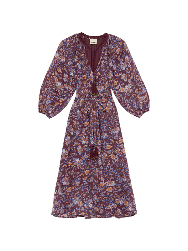 Ilio Nema | Penia Dress in Brown Batik