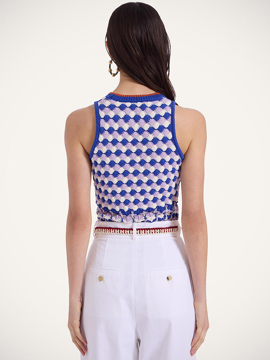 Perry Street Top in Popcorn Crochet