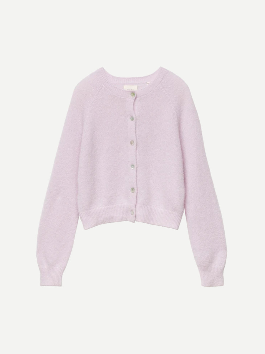 Petra Cardigan in Violet Thistle