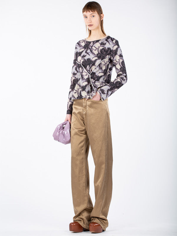 Dries Van Noten Peyton Pants in Natural