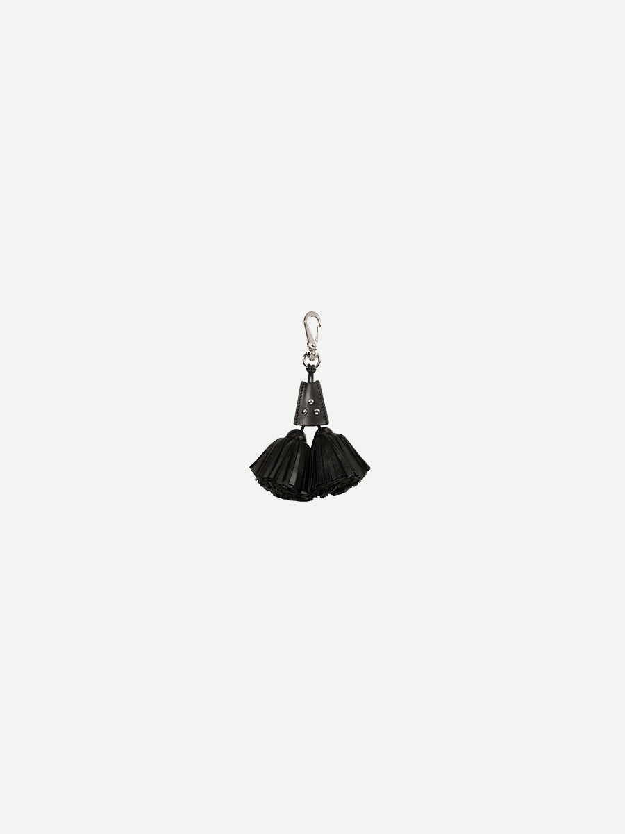 Jerome Dreyfuss Pom Pom Twin in Noir Silver