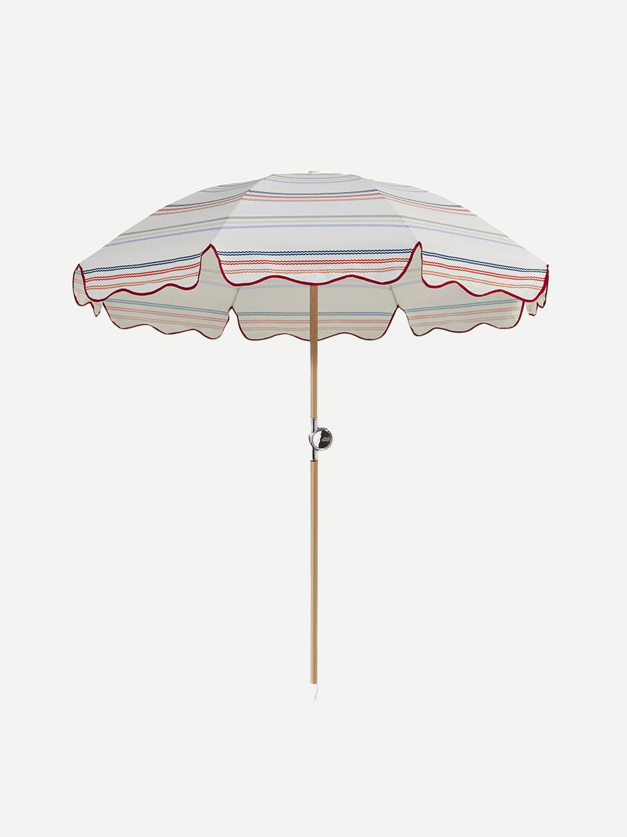 Premium Beach Umbrella in Ribbon