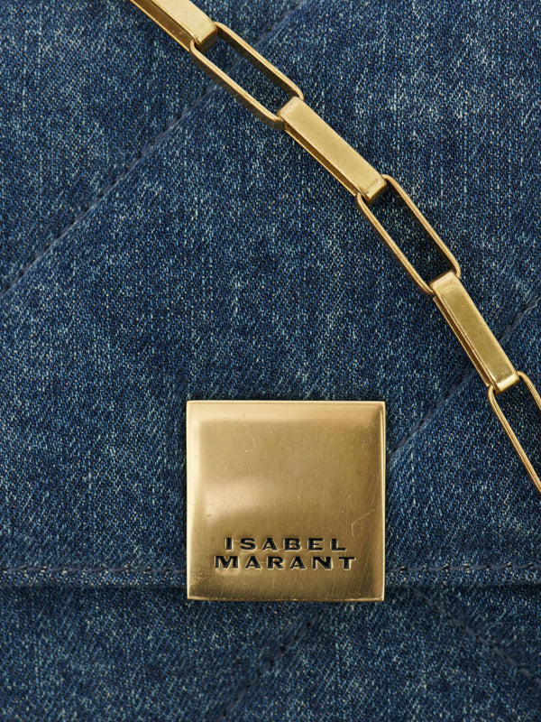 Isabel Marant | Merine Puffy Shoulder Bag in Dark Blue