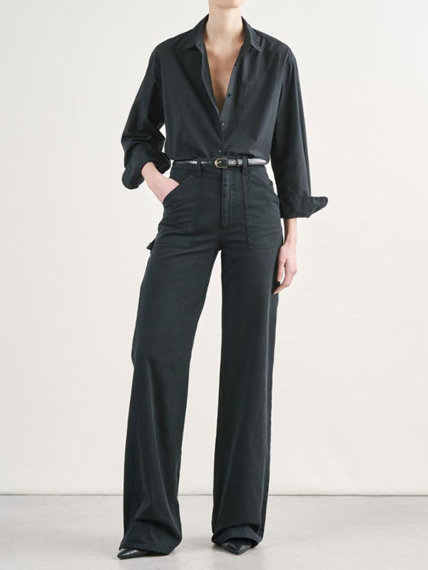 Nili Lotan Quentin Pant in Carbon