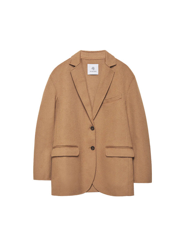 Anine Bing Quinn Blazer in Camel