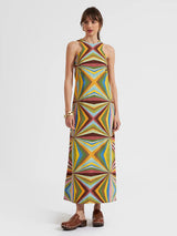 La DoubleJ Racer Dress in Rainbow