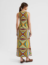 La DoubleJ Racer Dress in Rainbow