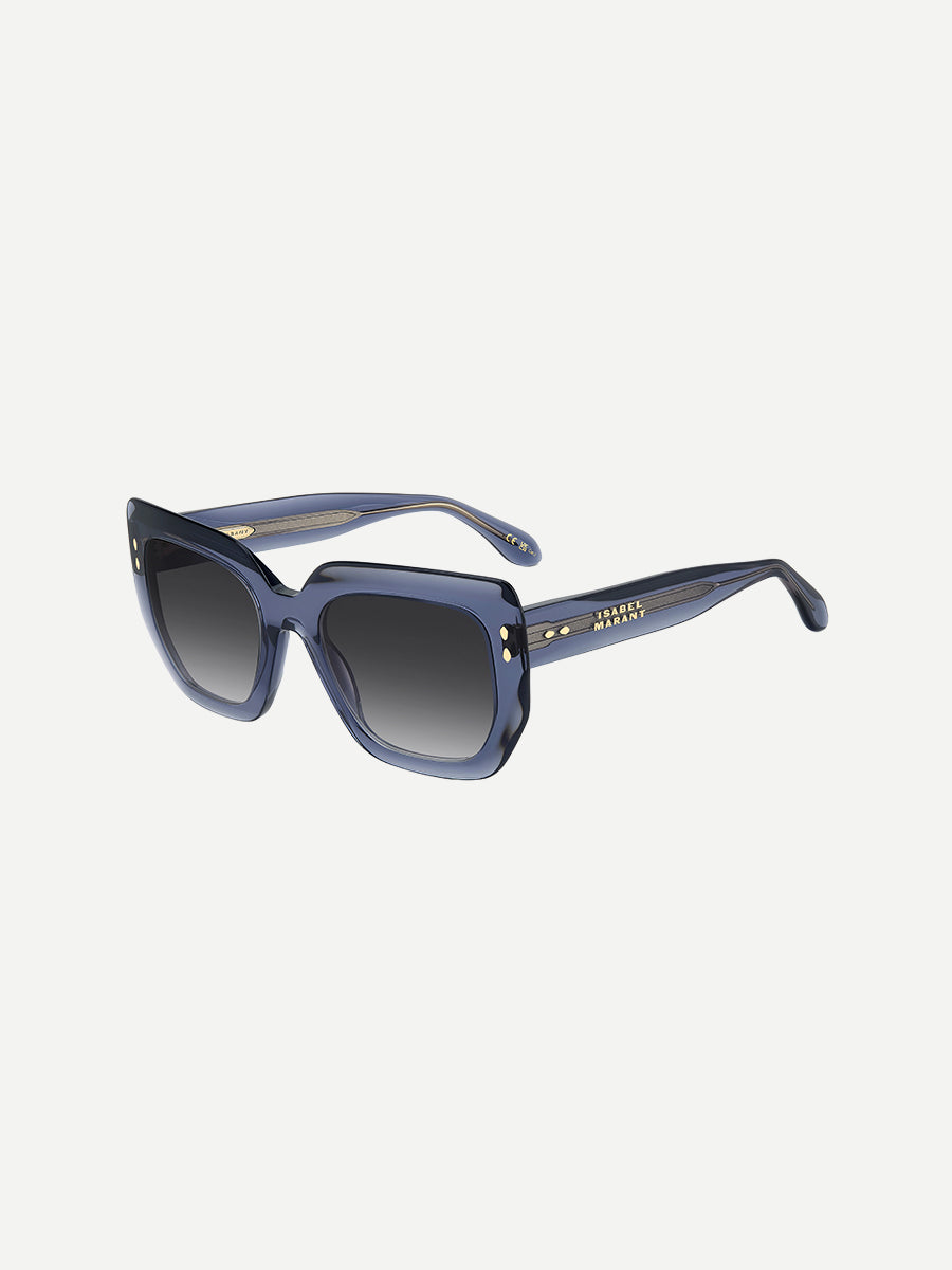 Isabel Marant Rectangle Sunglasses in Blue Grey