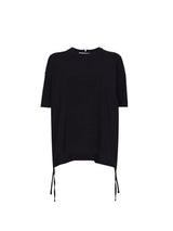 PROENZA SCHOULER WHITE LABEL | Relaxed Side Tie T-Shirt in Black