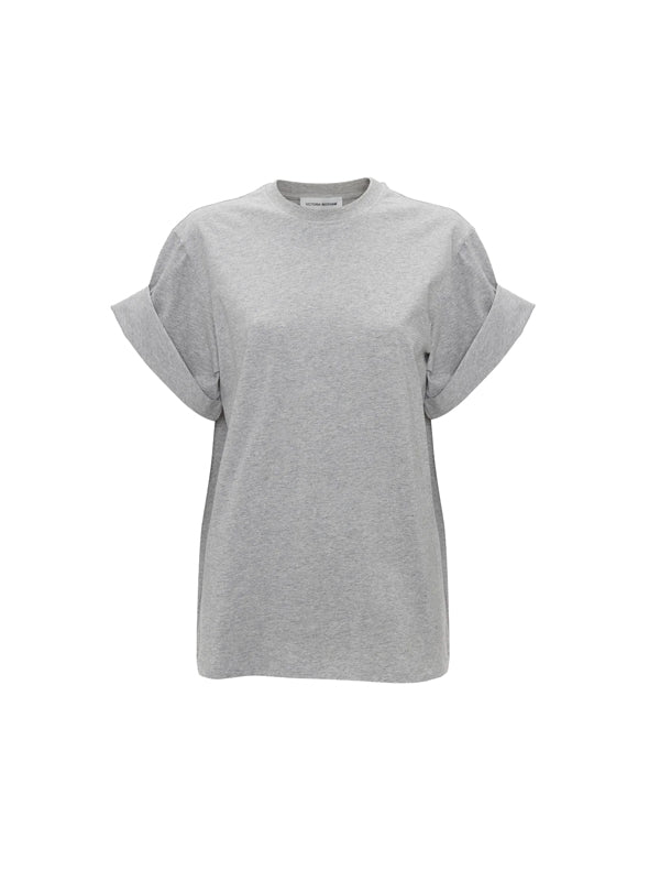 Victoria Beckham | Relaxed Fit T-Shirt in Grey Marl