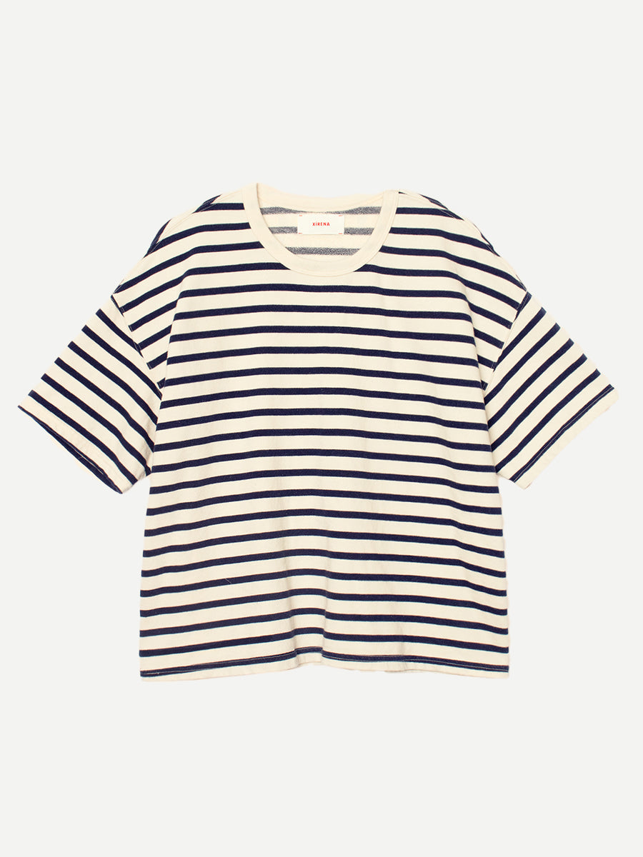 Romeo Tee in Natural Stripe
