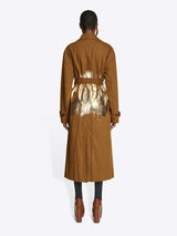 Dries Van Noten Ronas HP 7251 Coat in Umber