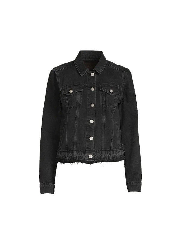 Paige Denim Rowan Jacket in Faded Onyx