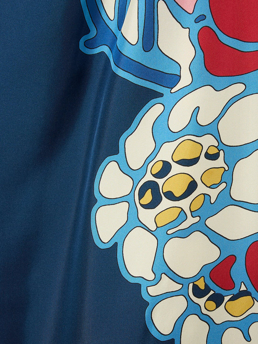 Roy Dress in Lemuria Placee Blue