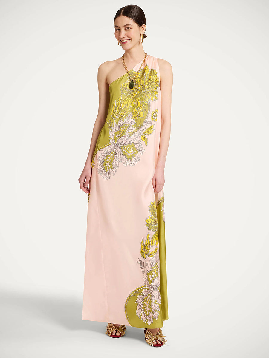 Roy Dress in Swathe Placee Pink