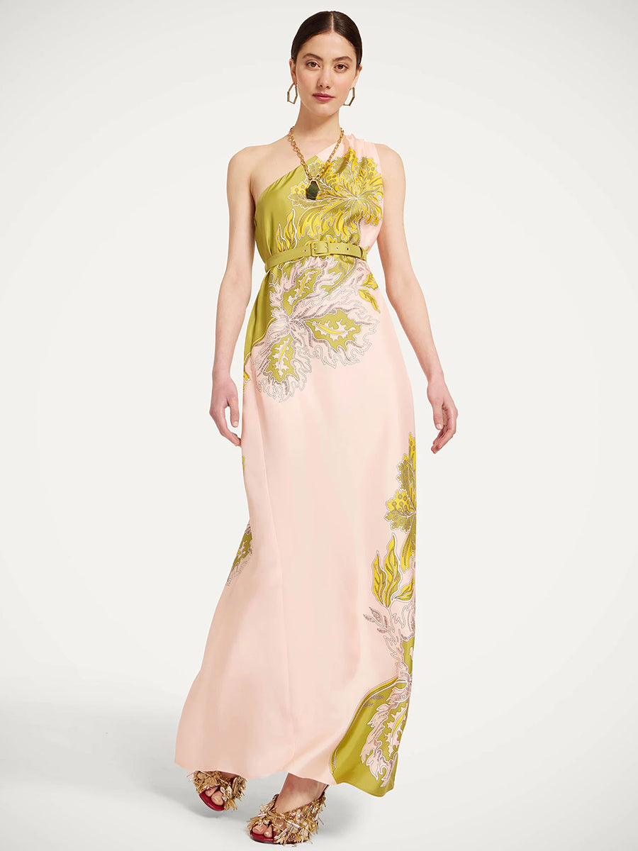Roy Dress in Swathe Placee Pink