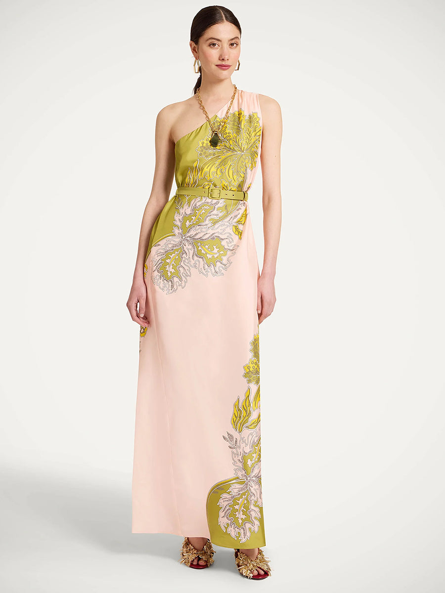 Roy Dress in Swathe Placee Pink