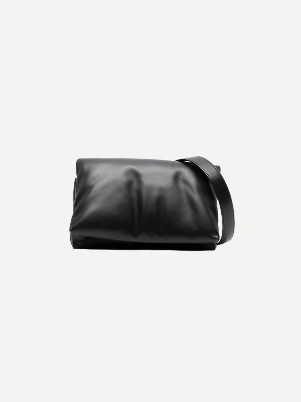 Marni | Small Prisma Leather Bag in Black