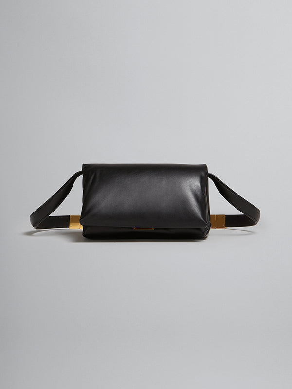 Marni | Small Prisma Leather Bag in Black