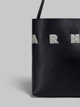 Marni | Museo Hobo Bag with Patches in Black Steppe