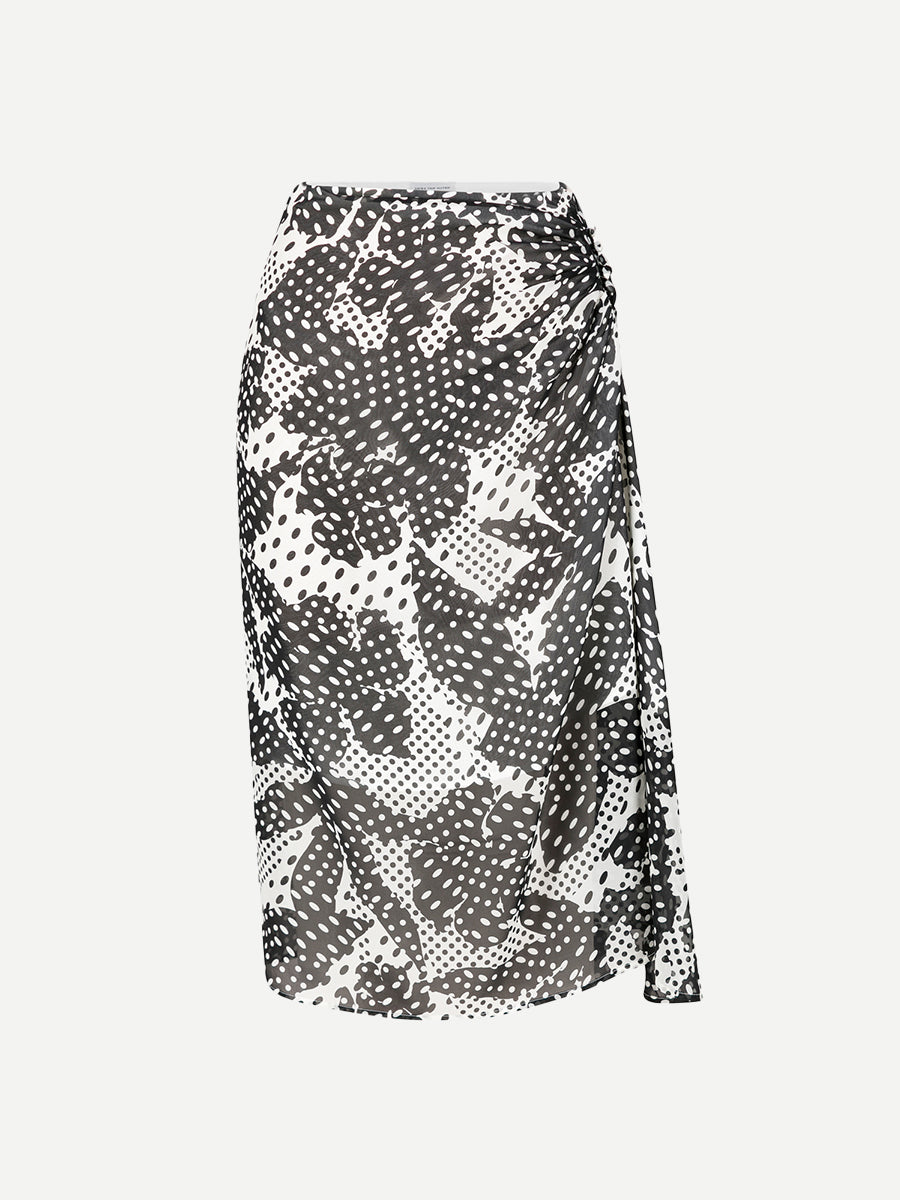 Dries Van Noten Sovora Skirt in Ecru