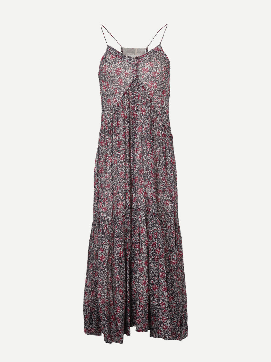 Isabel Marant Sabba Dress in Crushed Berry