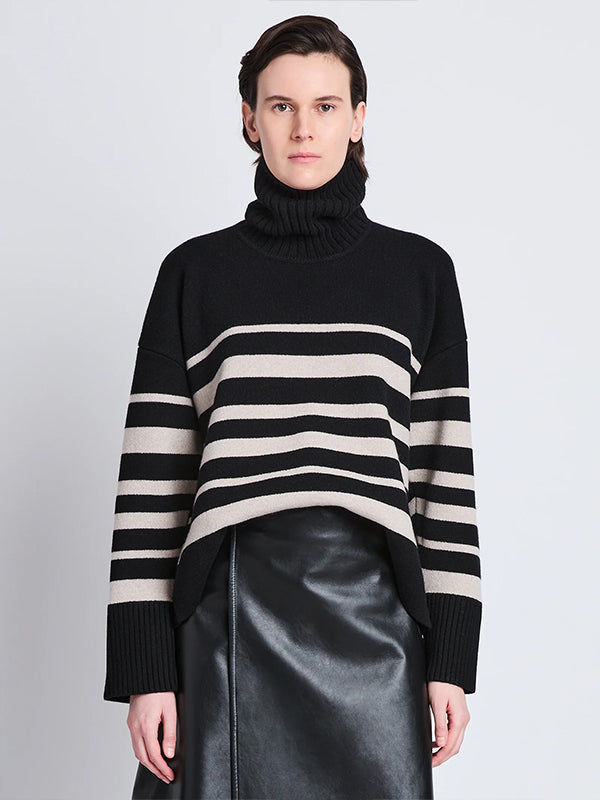 Proenza Schouler | Sandra Turtleneck In Striped Cashmere