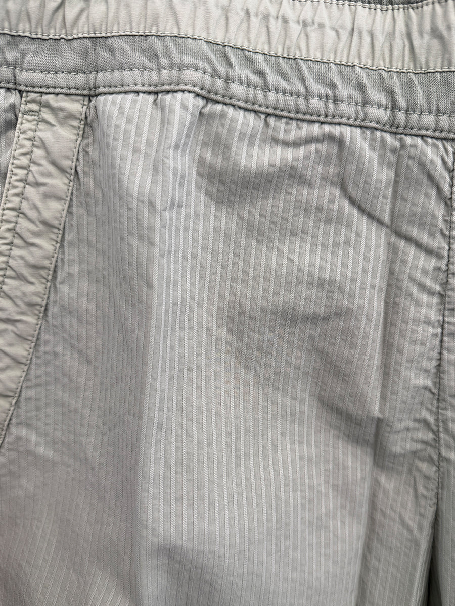 James Perse Seersucker Cargo Pant in Celery Pigment