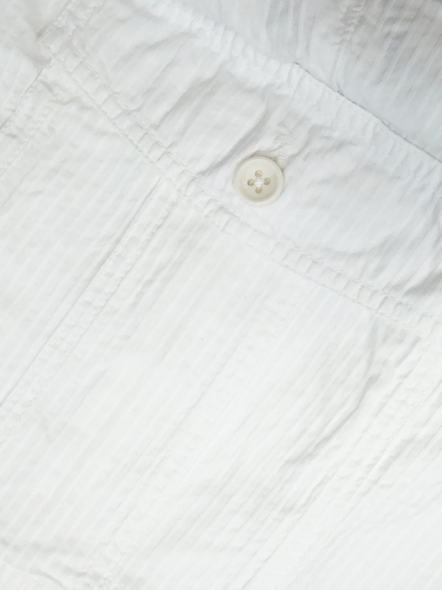 James Perse Seersucker Cargo Pant in White